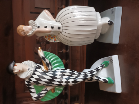 
															Ceramique arlequin et colombine DAX
														