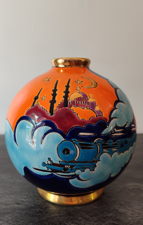 
															Vase boule longwy Danillo Curetti
														