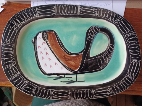 
															Plat ovale ceramique
														