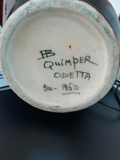 
															vase breton 1950 QUIMPER
														