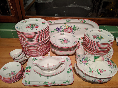 
															Service de table porcelaine KG Lunéville
														