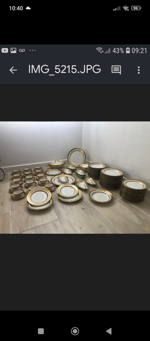 
															Service porcelaine de limoges
														