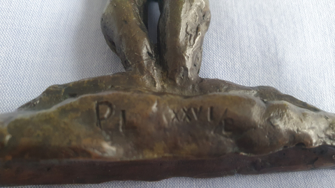
															Le Baiser en bronze - Sculpture 8 cm
														