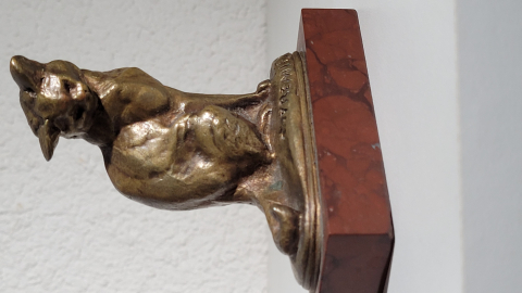 
															Bronze petit chat signé FREMIET
														