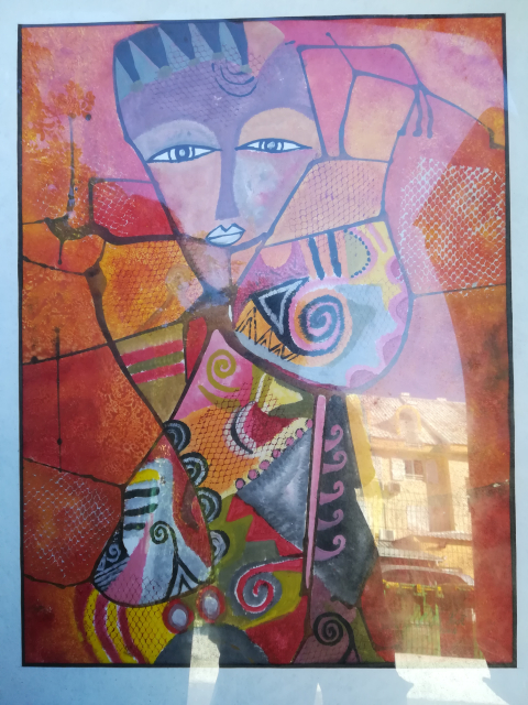 
															Tableau signé Diatta seck
														