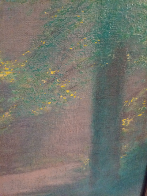 
															Tableau "Le Petit Chemin" Huile sur toile 21x31 cm
														