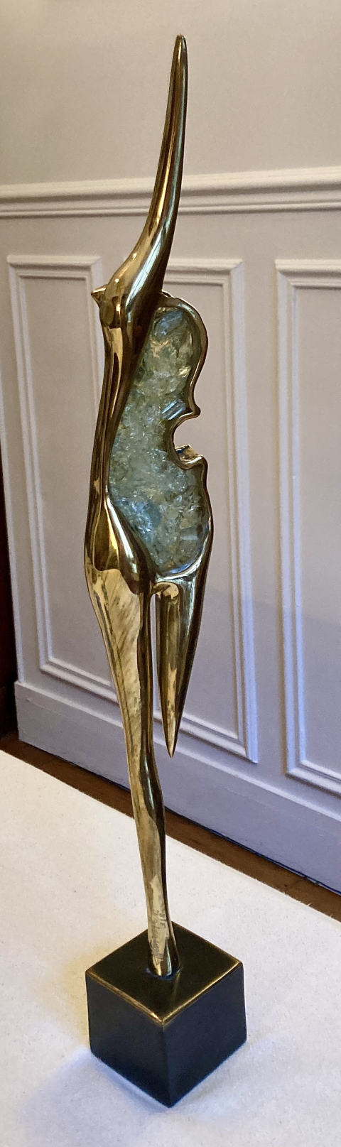 
															Femme violon de Christian Nowaczyk (1955-)
														