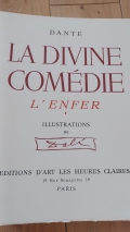 
													La Divine Comédie de Dante avec Illustrations de Dali
												