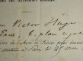 
													Victor Hugo. Bulletin de souscription au voyage d'Alexandre Dumas. Le 31 Mars 1835
												