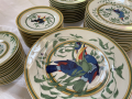 
													Service porcelaine de Limoges Hermès collection Toucans 1986
												
