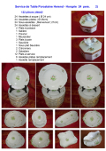 
													Service de Table 24 persoones (ou 2x 12) - Porcelaine HEREND - Origine Hongrie
												