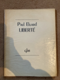 
													Liberté de Paul Eluard - édition originale numérotée ayant appartenu à François Mitterrand
												