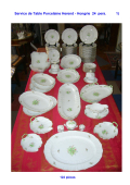 
													Service de Table 24 persoones (ou 2x 12) - Porcelaine HEREND - Origine Hongrie
												