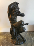 
													Faune en bronze signé Clodion
												