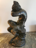 
													Faune en bronze signé Clodion
												