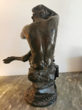 
													Faune en bronze signé Clodion
												