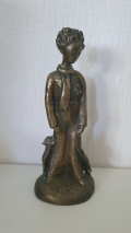 
													Statuette du Petit Prince par Renée Mayot - Bronze 21 cm
												
