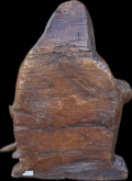 
													Sculpture en bois de la Pietà ancienne, détails usagés
												