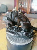 
													Bronze Lion au Serpent d'Antoine Louis Barye - Sculpture
												