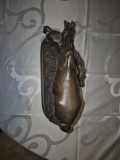 
													Sculpture bronze 'Jument et son poulain' I.Bonheur
												