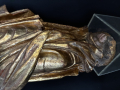 
													Grande statue en bois polychrome
												
