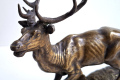 
													Bronze animalier signé Jules Moigniez, cerf à l'épuisement
												