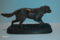 
													Bronze signé PJ MENE - chien sur socle décoratif
												