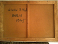 
													Tableau signé Grau-Sala  Huile sur toile
												