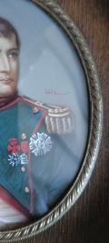 
													Petit peinture napoleon signée
												