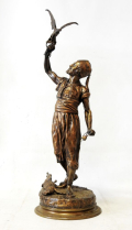 
													Sculpture en bronze de Pierre Jules MENE 66,5 cm
												