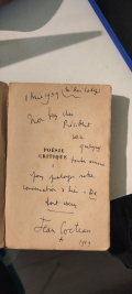 
													Ouvrage Poésie Critique I, dédicacé Cocteau
												
