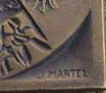 
													Plaque bronze SOFINA signé par J. MARTEN
												