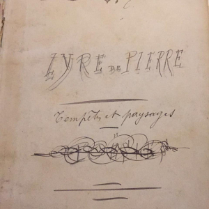 Lyre de pierre de Fronçois Gannigioni