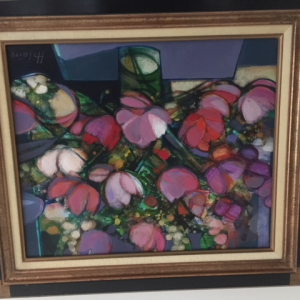 BOUQUET DE FLEURS PEINTRE HILAIRE