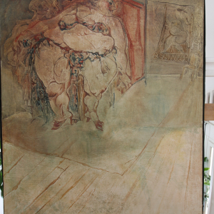 tableau "Zennube" signé Mehmet güleryüz