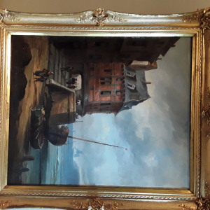 Huile sur toile de jules Noël