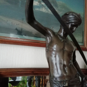 Bronze David et Goliath