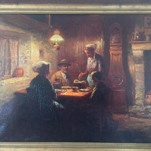 Edouard léon Cortès . Huile sur toile. 65X50 cm