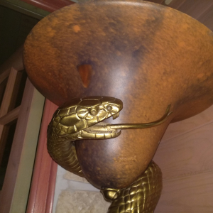 Lampadaire serpent Edgar BRANDT