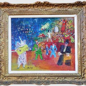 Jean Dufy. Le trouble fête. Peinture à l'huile sur toile. 1948-1950