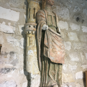 2 statues religieuses du.... XIII siècle ? (à confirmer )