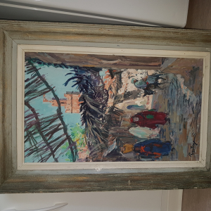 Tableau signé pontoy