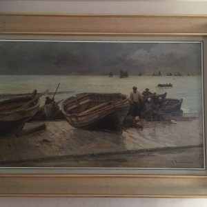 Tableau signé Gustave Ravanne