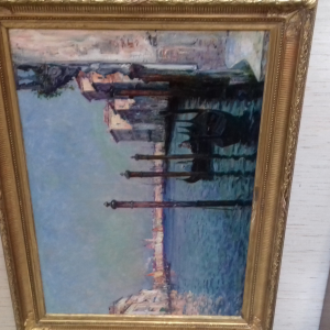 gondolier sur le grand canal à Venise - jean baptiste Olive