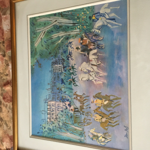 Tableau aquarelle Dufy