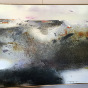 Sans titre de Wang Yan Cheng. Huile sur toile de 2012