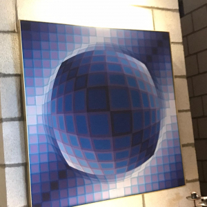 Victor Vasarely - acrylique sur toile