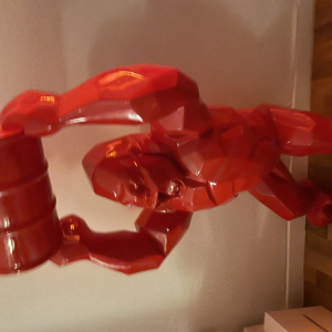 KONG BARIL - Richard Orlinski Rouge