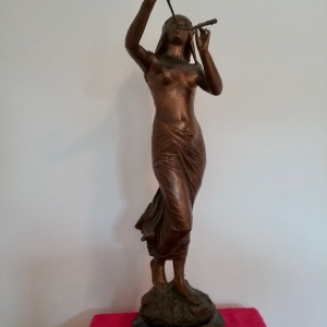 statue muse des bois drouot