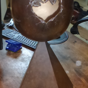 The Creation by Lorenzo Quinn.- Bronze- Acheté en 2001